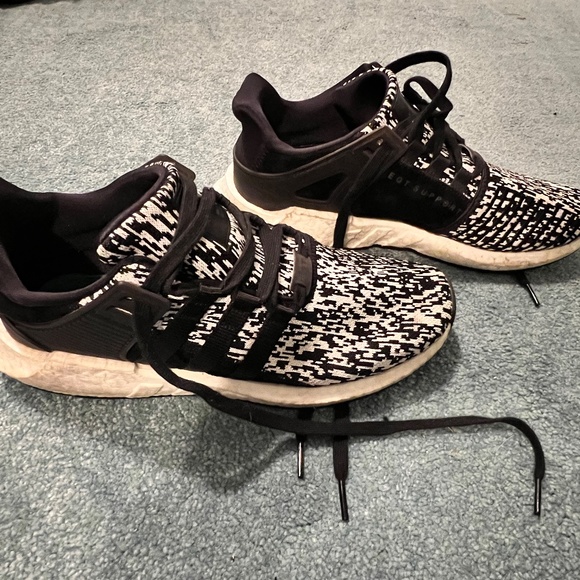 adidas EQT Support 93/17 Black Glitch sz 10 - Picture 5 of 11